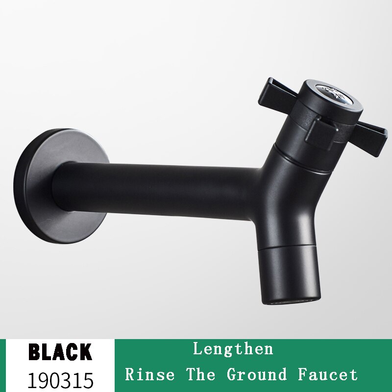Wall-Mount Outdoor Garden Faucet | Cold Water Hose Spigot with Brass Valve & Stainless Steel Body for Yard, Patio & Balcony