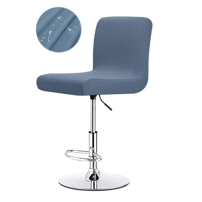 Stretch Bar Stool Cover | Universal Fit Chair Slipcover for Kitchen Counter Stools, Dining Room & Home Bar Seating Protection | Waterproof
