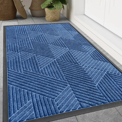 Entryway Rug Non-Slip Absorbent Indoor Outdoor Welcome Mat for Front Door Hallway Patio Garage Apartment Entrance Home Decor