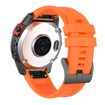 Silicone Fitness Watch Strap Replacement Band Compatible with Fenix, Instinct & Venu | Quick-Release Pin | Sweat-Resistant | For Outdoor