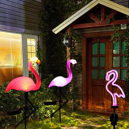 FLAMINGOLIVA – Solar Flamingo Garden Light for Outdoor Decor