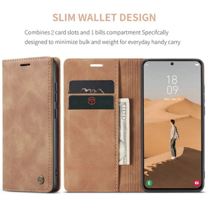 Leather Folio Phone Case with Card Slots – Samsung Galaxy S22, S22 Plus & S22 Ultra