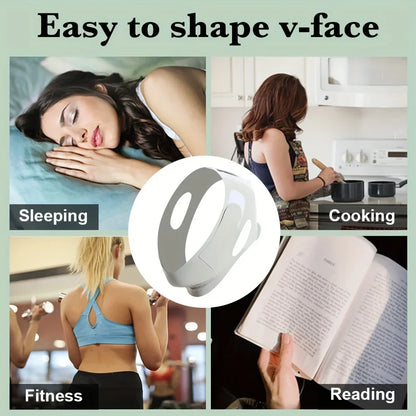 Jawline Shaping Compression Wrap – Sculpt and Firm Your Face with Daily Chin Lift Support for Women and Men