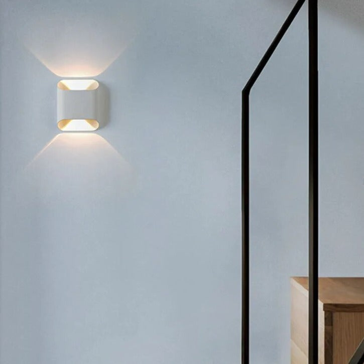 LED Outdoor Wall Sconce Weatherproof Up Down Light Aluminum Fixture for Patio Entry Garage Commercial Exterior Lighting