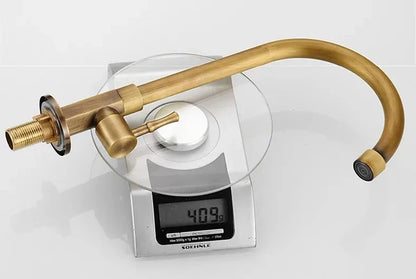 REGALFLOW – Swan Neck Brass Faucet for Classic Spaces