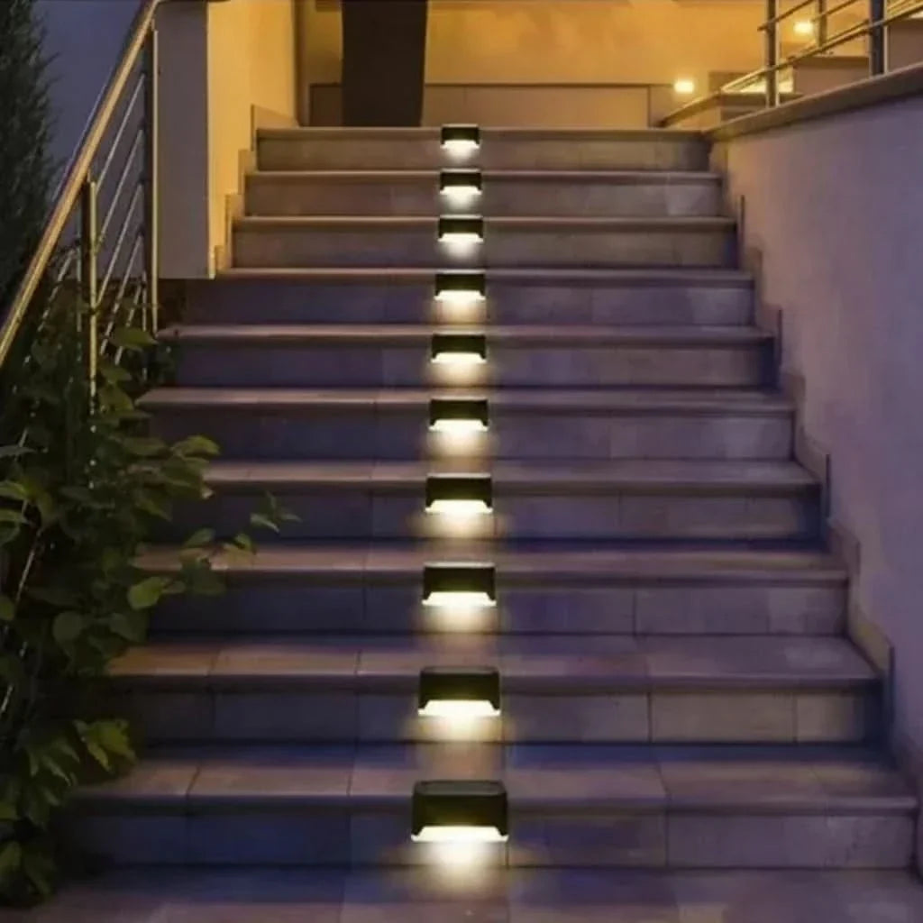 SOLARLIVA – Outdoor Solar LED Step Lights for Garden Decor