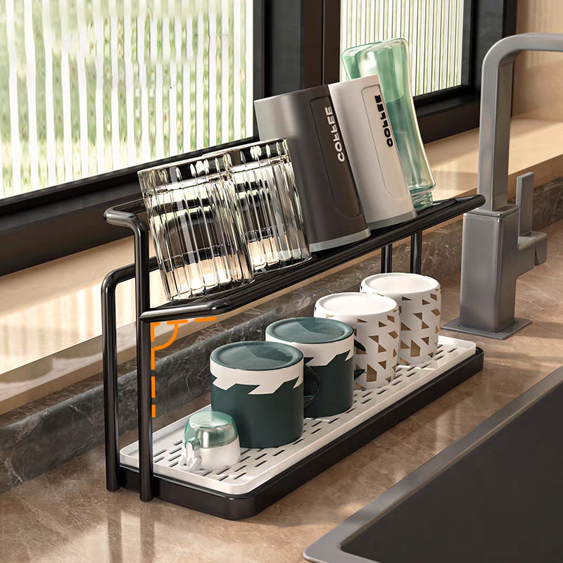 Countertop Organizer for Baby Bottles – Stainless Steel Drying Rack