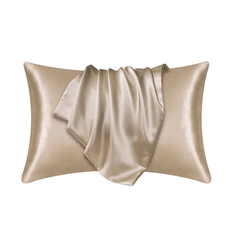Pure Mulberry Silk Pillowcase 20×28 Inch Gold Standard Pillow Cover for Hair & Skin Care Cooling Breathable Bedroom Sleep Accessory Anti-Fri