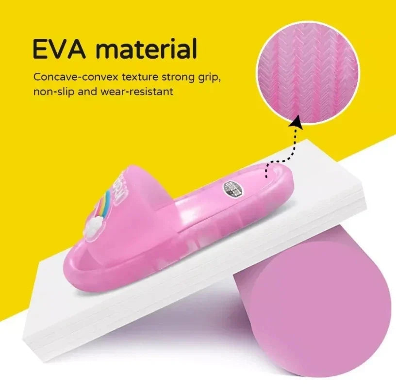 Light-Up Unicorn Slippers for Kids - Fun LED Sandals for Boys & Girls