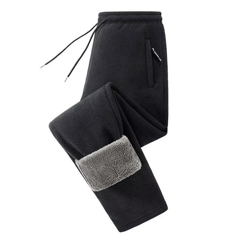 Men's Thermal Fleece Pants – Sherpa-Lined Winter Joggers for Cold Weather, Soft Insulated Sweatpants for Outdoor & Everyday Wear