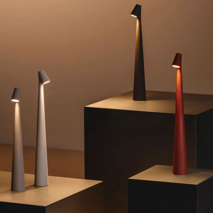 Scandinavian Drip-Free Table Lamp with Touch Control & USB Charging | Modern Ambient Lighting