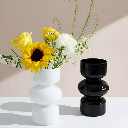 Scandinavian Glass Vase with Minimalist Design
