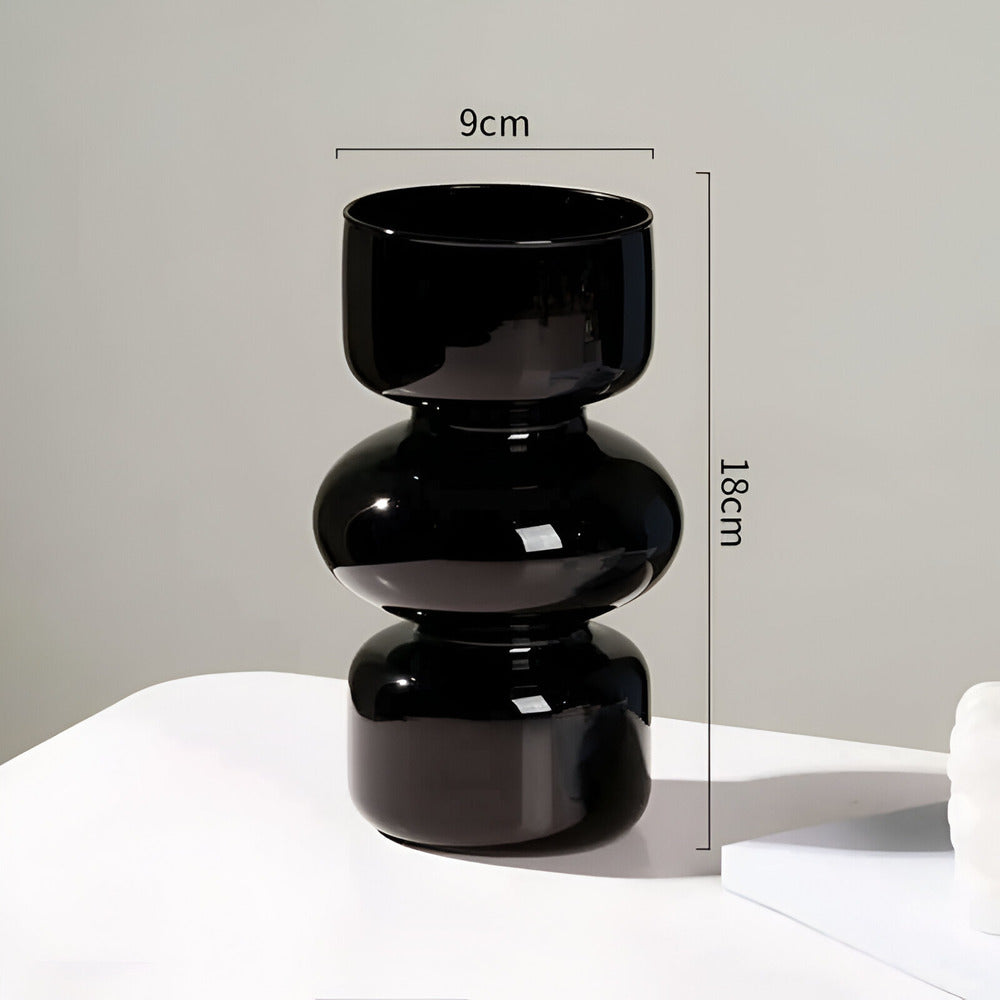 Scandinavian Glass Vase with Minimalist Design
