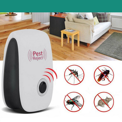 Electronic Rodent Repeller Ultrasonic Pest Control Plugin for Mice Rats Insects Safe Chemical-Free Indoor Coverage