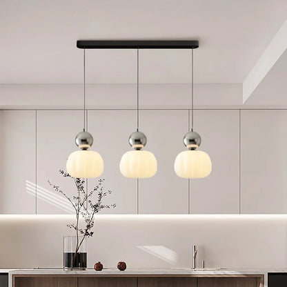 Overhead Hanging Lamp G9 Socket Metal Bowl Shade 27.6 inch Fixture for Kitchen Island Dining Table Art Deco Style Adjustable Ceiling Mount