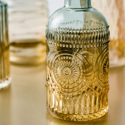 Gradient Glass Bottle Vases