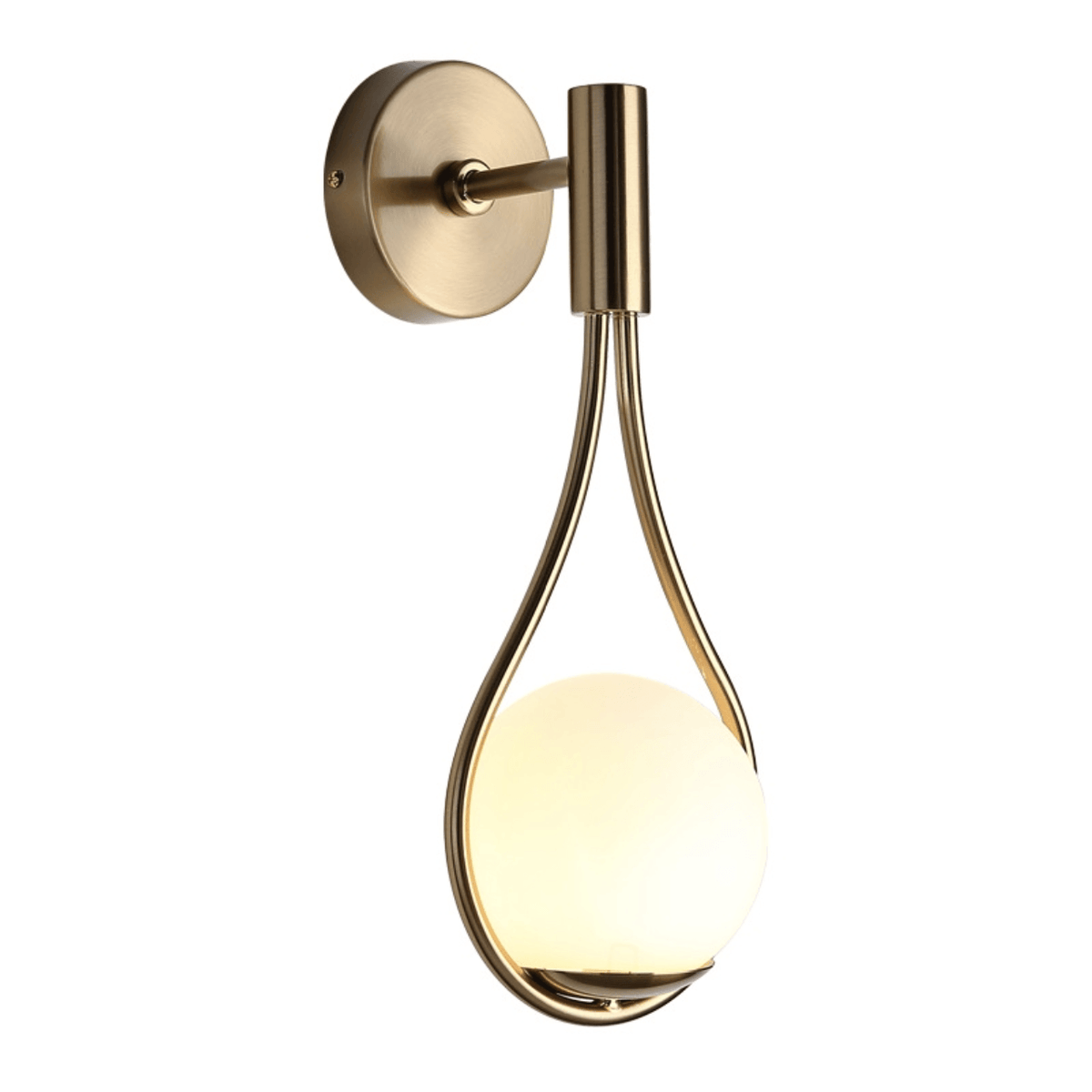 Metal Wall Sconce Minimalist Lamp Gold Black Silver Finish Hardwired Fixture Bedroom Hallway Living Room Dining Room Sconce