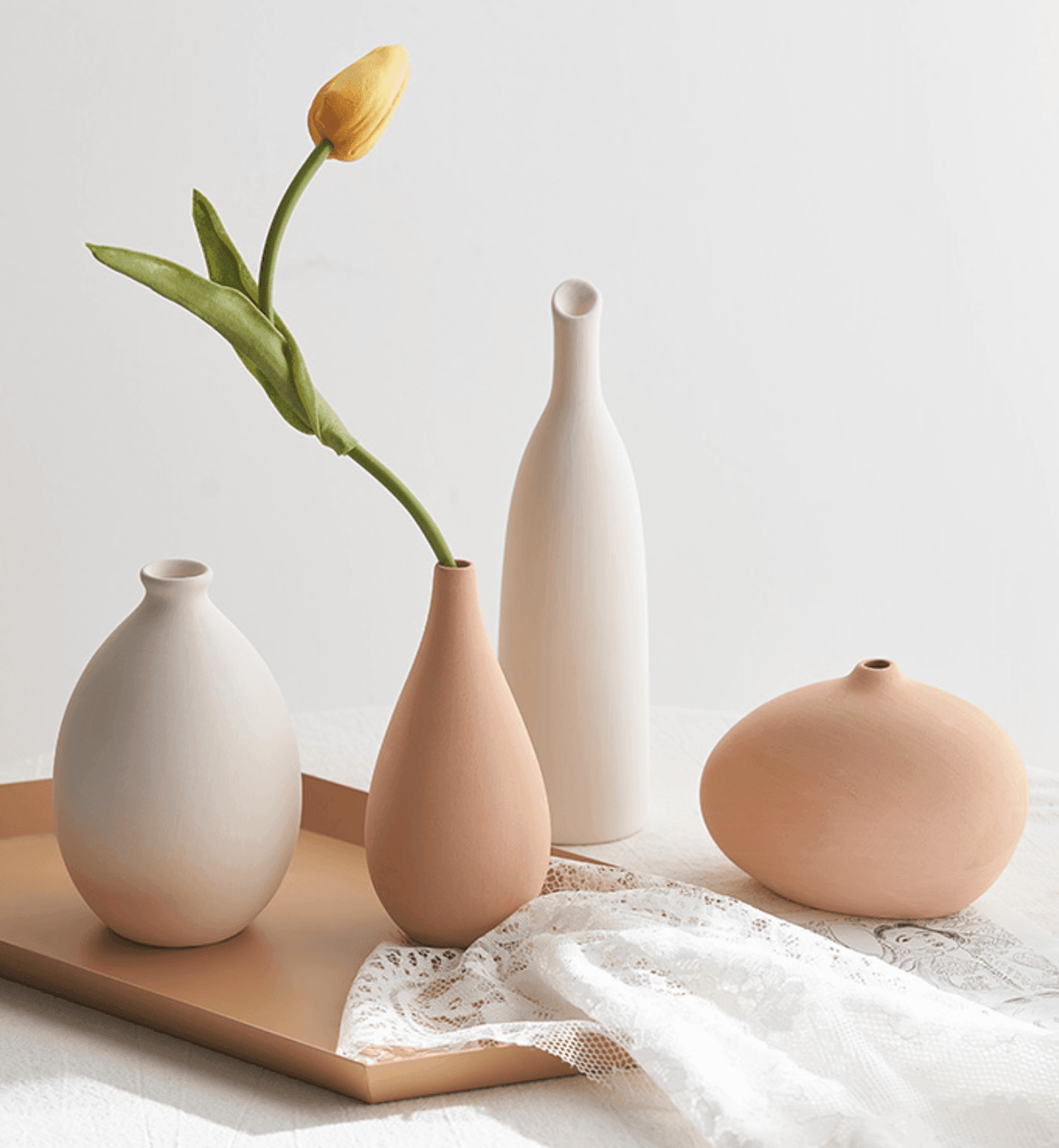 Neutral Ceramic Vases
