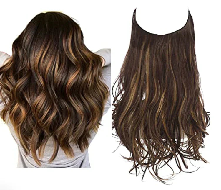 Clip-In Human Hair Extensions 100% Real Remy Hair Add Volume Length 14-18 Inches Heat Resistant Seamless Blend Natural Texture for Everyday