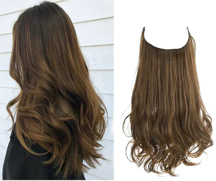 Clip-In Human Hair Extensions 100% Real Remy Hair Add Volume Length 14-18 Inches Heat Resistant Seamless Blend Natural Texture for Everyday