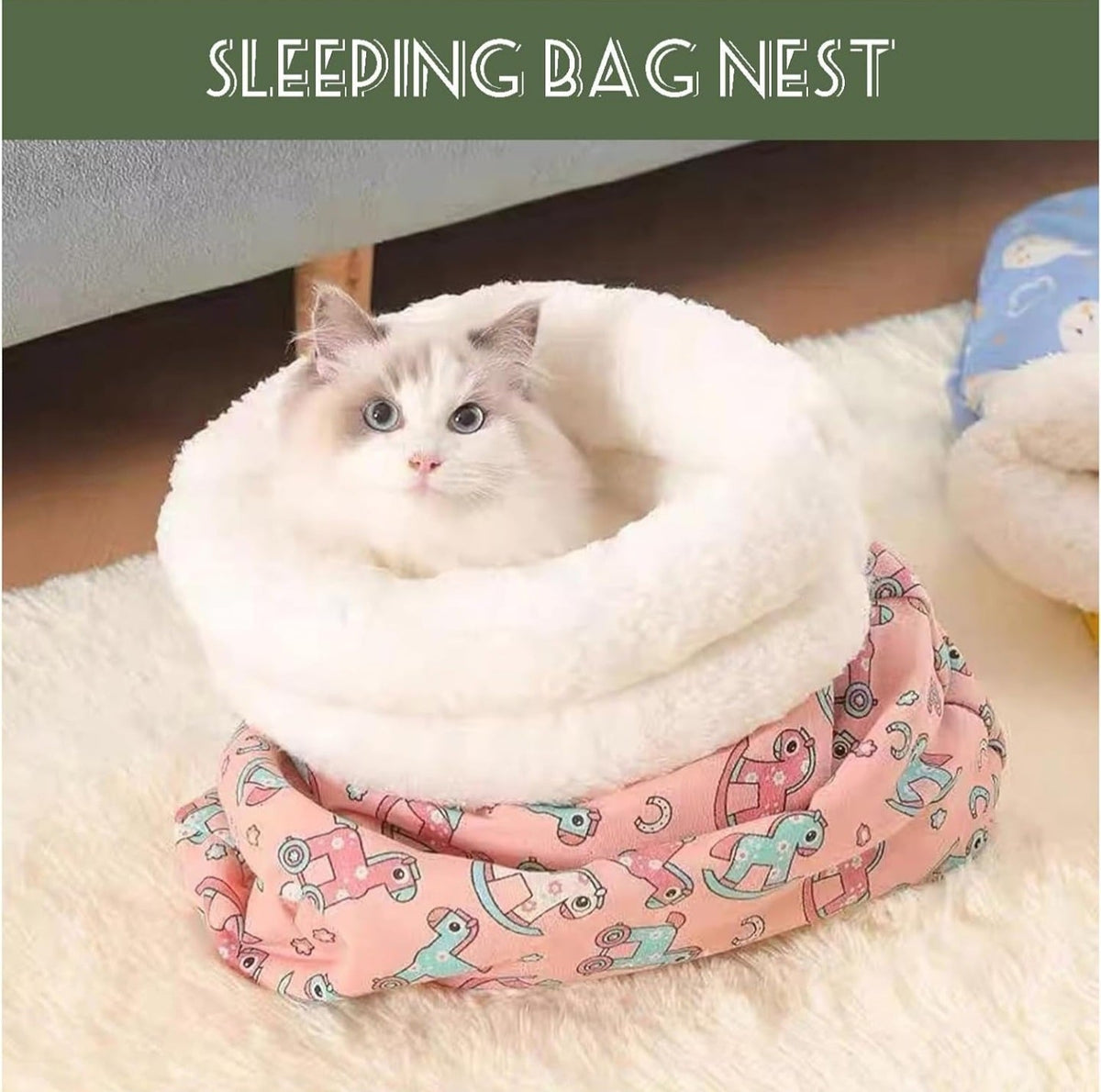 PurrLounge™ - Cat Sleeping Pouch Bag