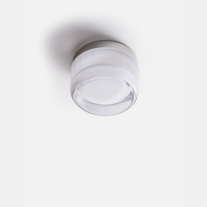 LED Wall Sconce Light – Acrylic Aluminum Button-Switch Fixture for Bedroom Bathroom Hallway – Ambient Glow Ceiling Mounted