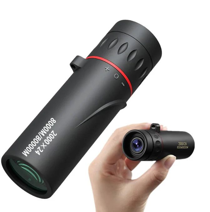 Compact Monocular Telescope with Manual Focus – Lightweight Optical Viewer for Wildlife Watching, Hiking & Travel – Waterproof Spotting Scop