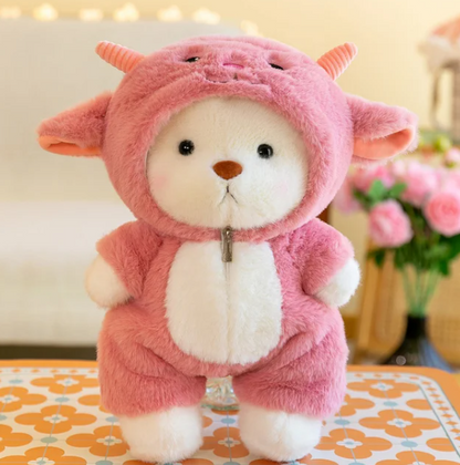 Plush Teddy Bear for Kids | Ultra-Soft Cuddly Stuffed Animal Toy | Comforting Sleep Companion for Toddlers & Children | Nursery Room Decor