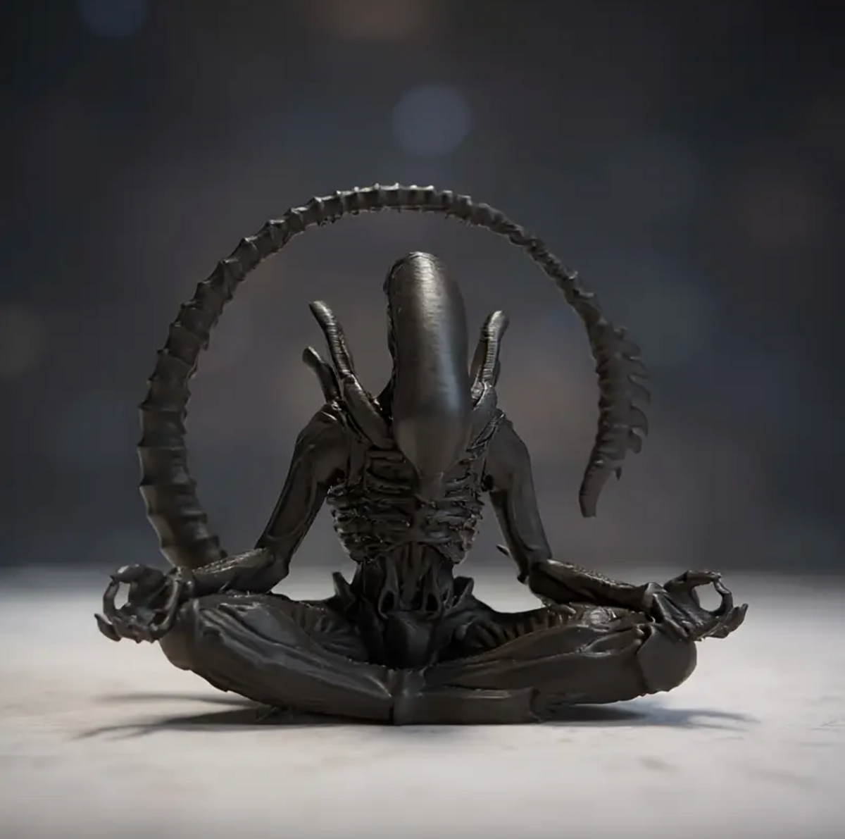 Chillomorph™ - Meditating Xenomorph Figurine