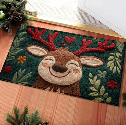 ReindeerSnug™ – Holiday Fluffy Mat