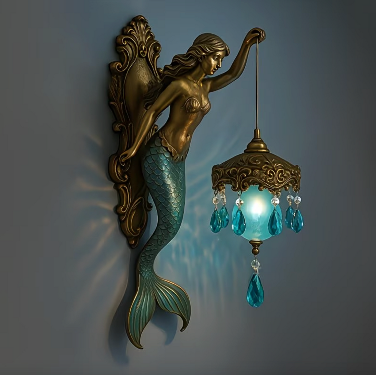 Aurelia™ - Vintage Mermaid Glow Wall Lamp