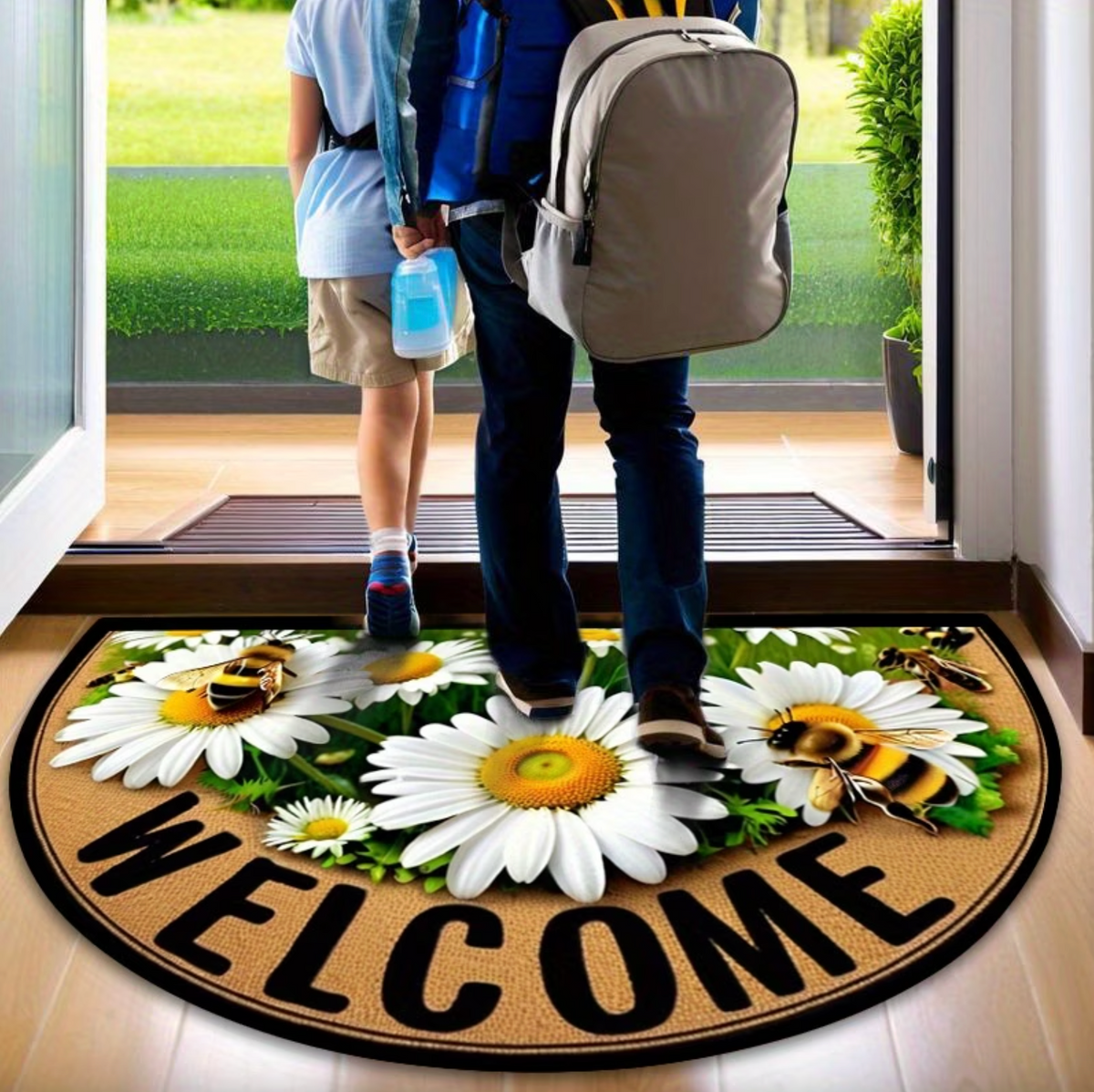 HoneyBloom™ Welcome Mat