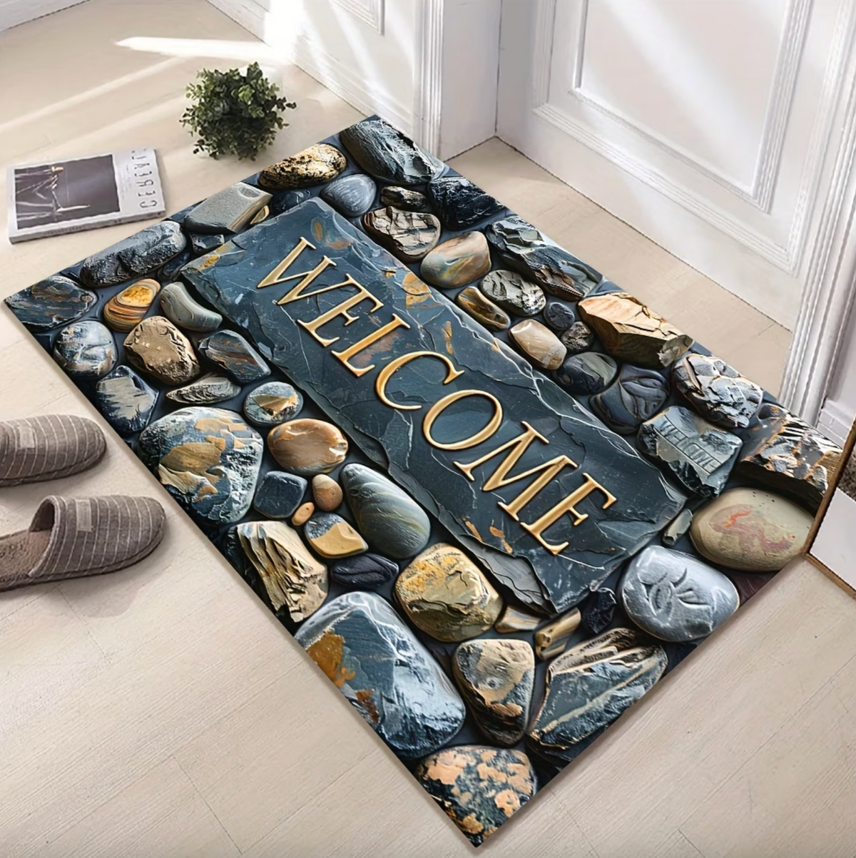 RiverShore™ - Velvet Pebble Welcome Mat