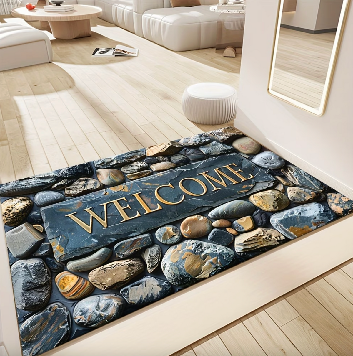 RiverShore™ - Velvet Pebble Welcome Mat