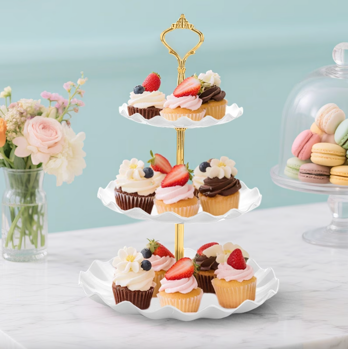 Servéa™ – Elegant Tiered Serving Stand