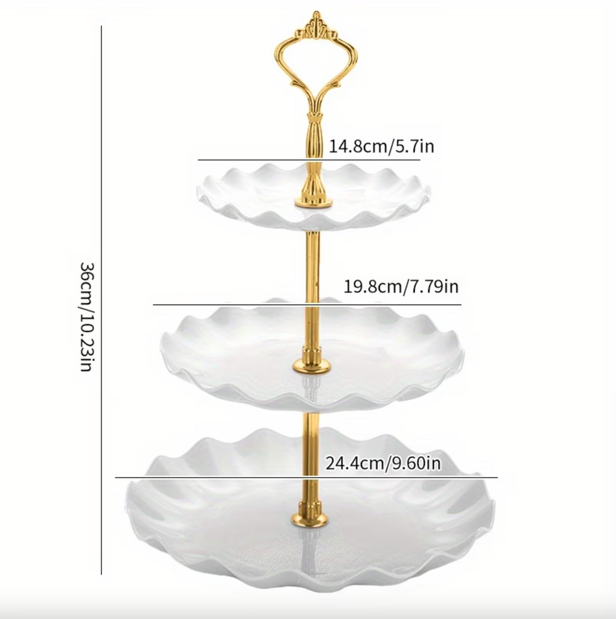 Servéa™ – Elegant Tiered Serving Stand