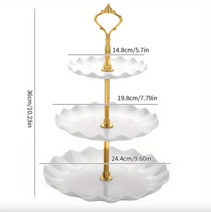 Servéa™ – Elegant Tiered Serving Stand
