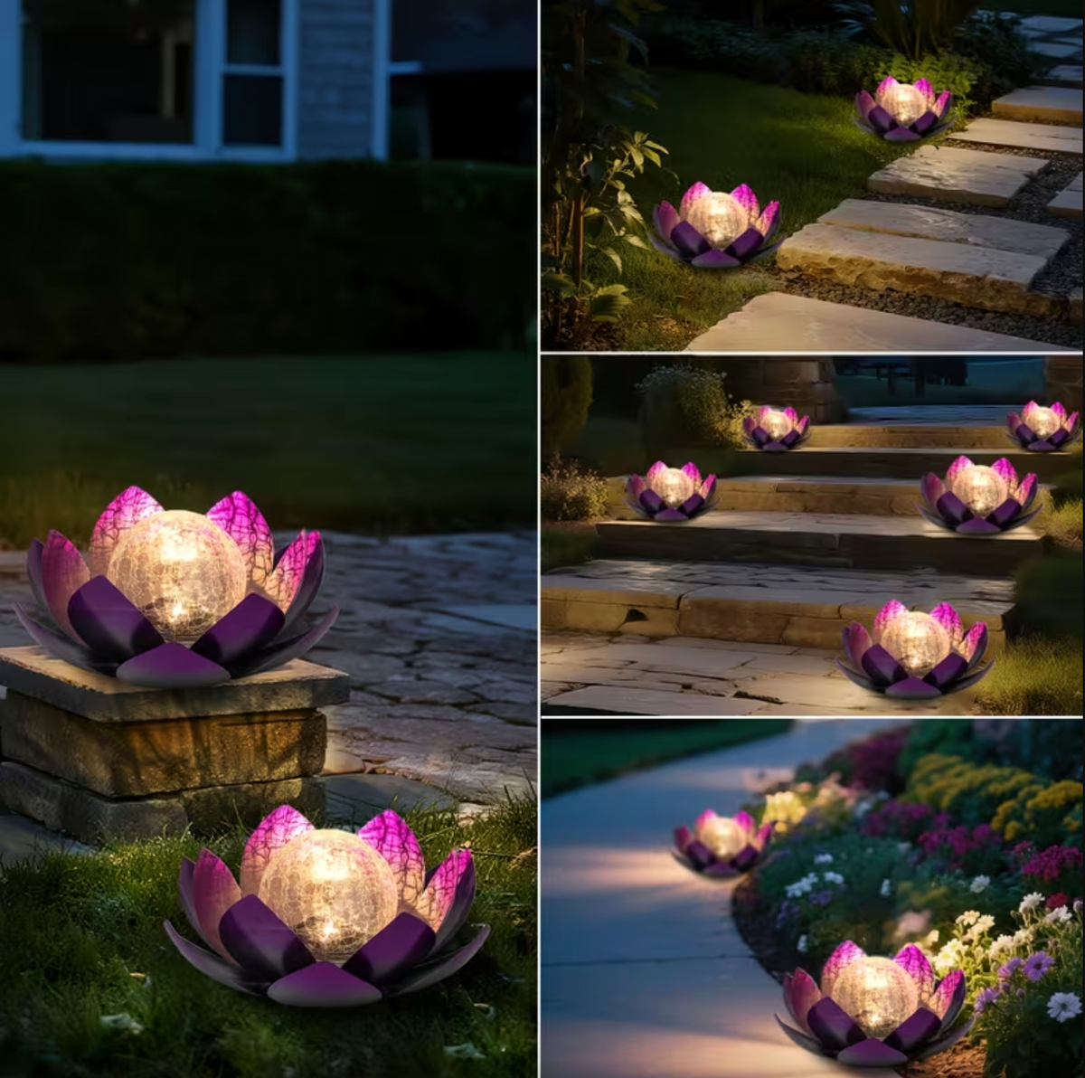 MoonBloom™ – Solar Lotus Light