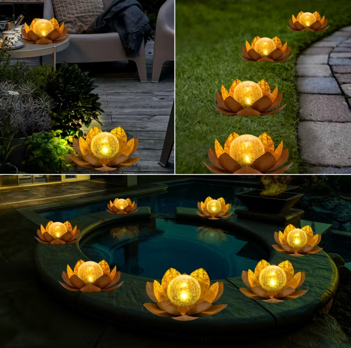 MoonBloom™ – Solar Lotus Light