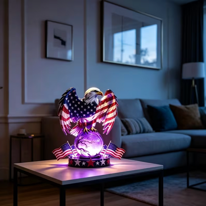 LibertyWing™ – Patriotic Eagle Lamp