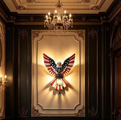 Liberty Sentinel™ – Patriotic Eagle Wall Lamp