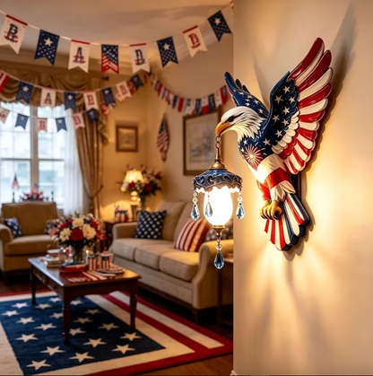 Liberty Sentinel™ – Patriotic Eagle Wall Lamp