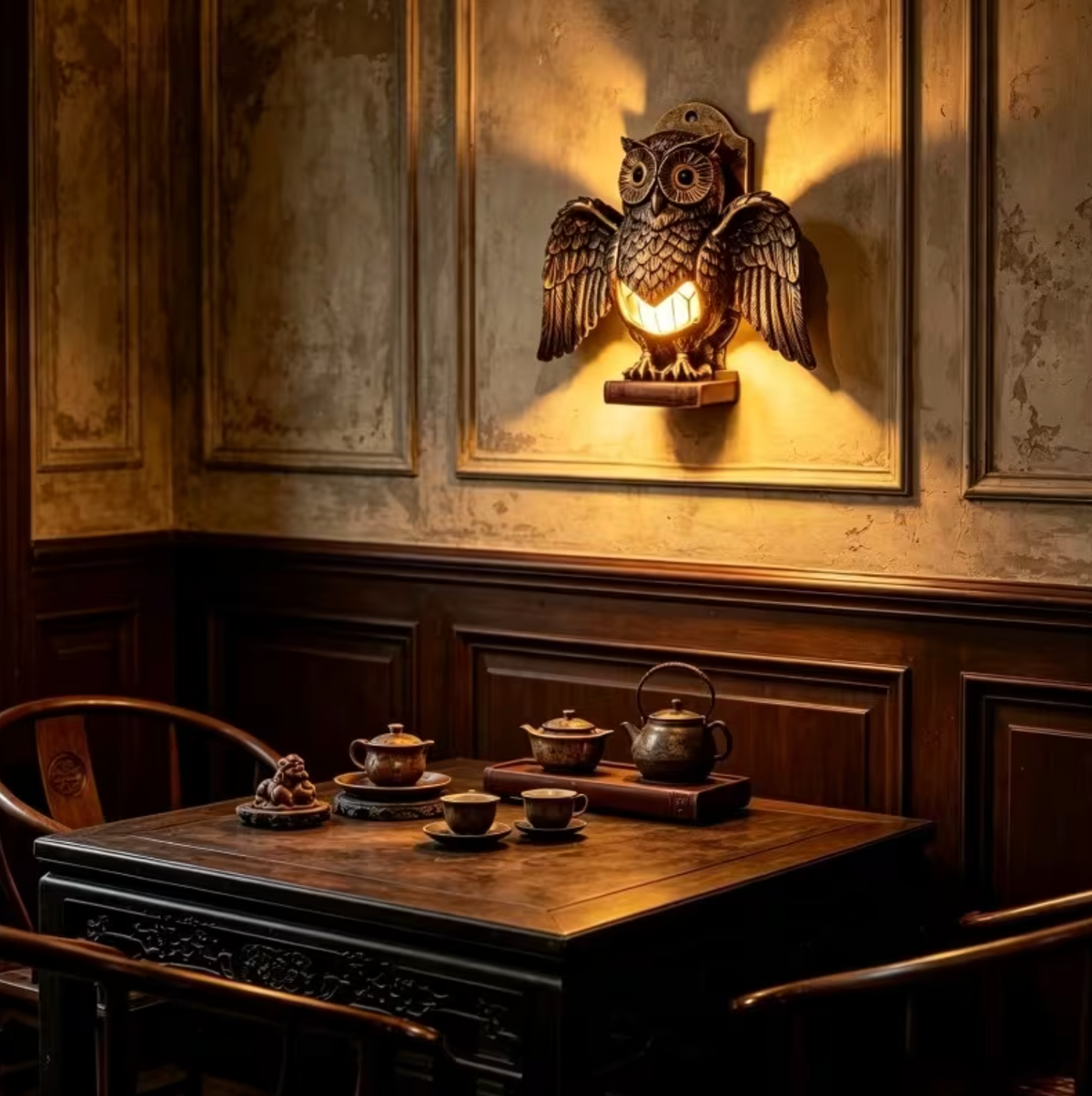Noctowl™ – Vintage Owl Wall Lamp