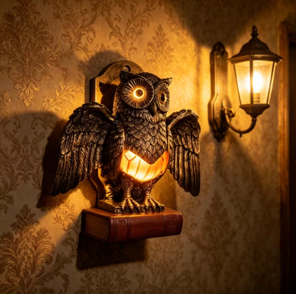 Noctowl™ – Vintage Owl Wall Lamp