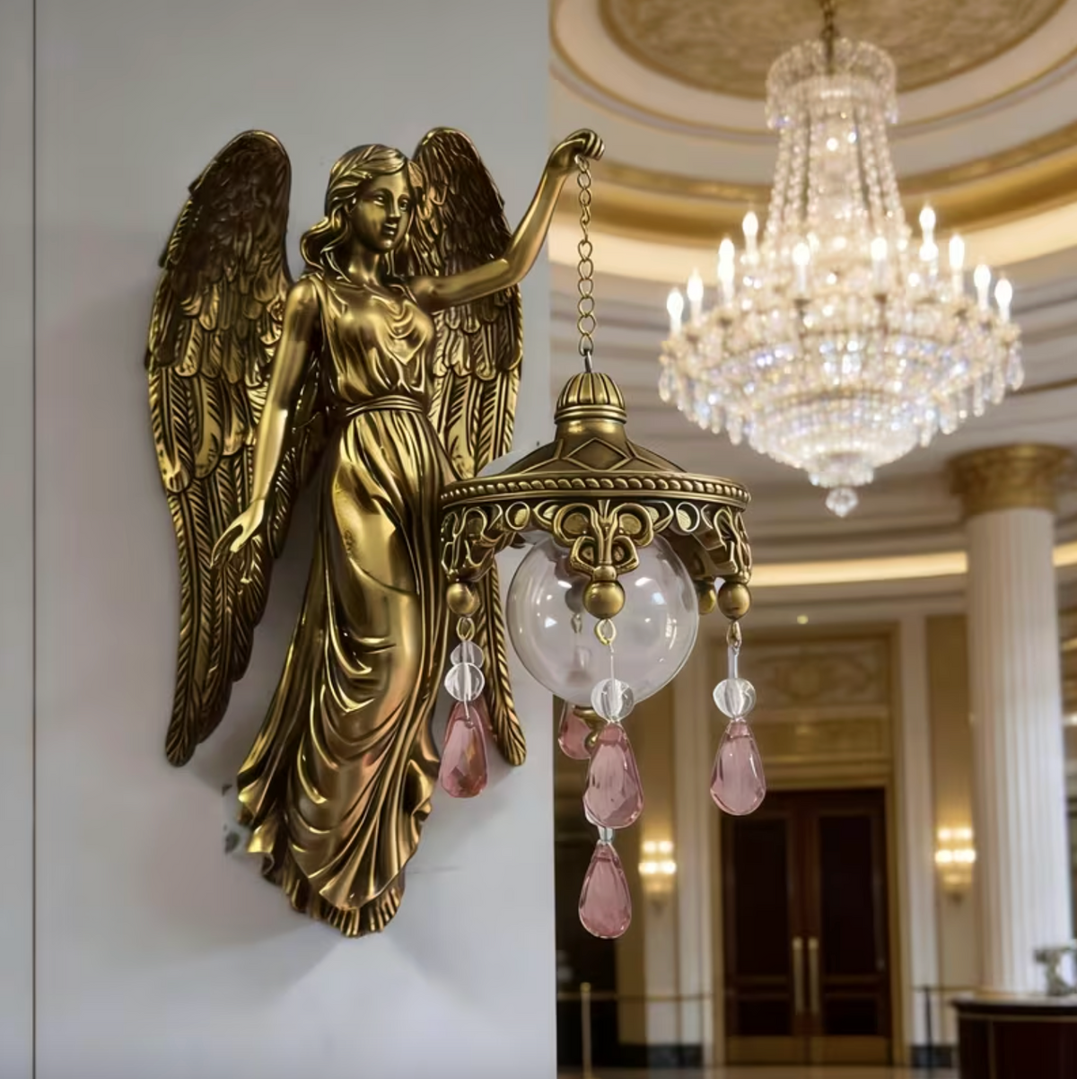 Seraphina™ – Angel Glow Wall Lamp