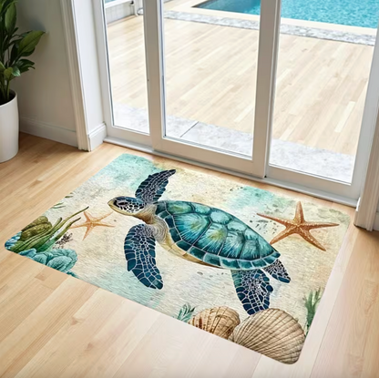 Azure Tide™ – Coastal Turtle Mat