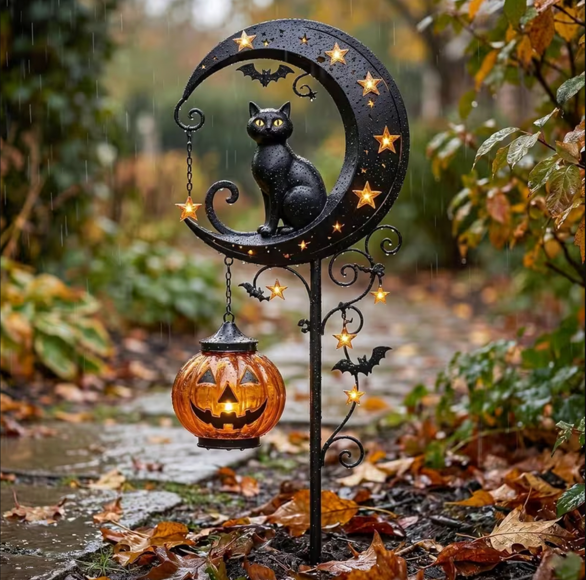 MoonWhisk™ – Halloween Garden Stake