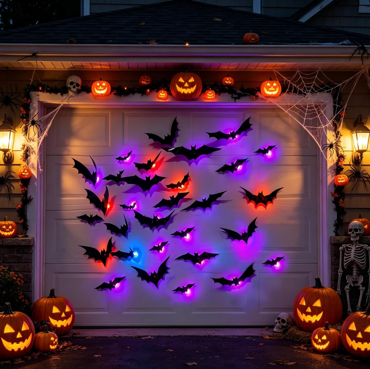 BatBlitz™ – LED Halloween Bat Wall Décor