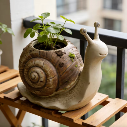 Shelby™ – Whimsical Snail Planter