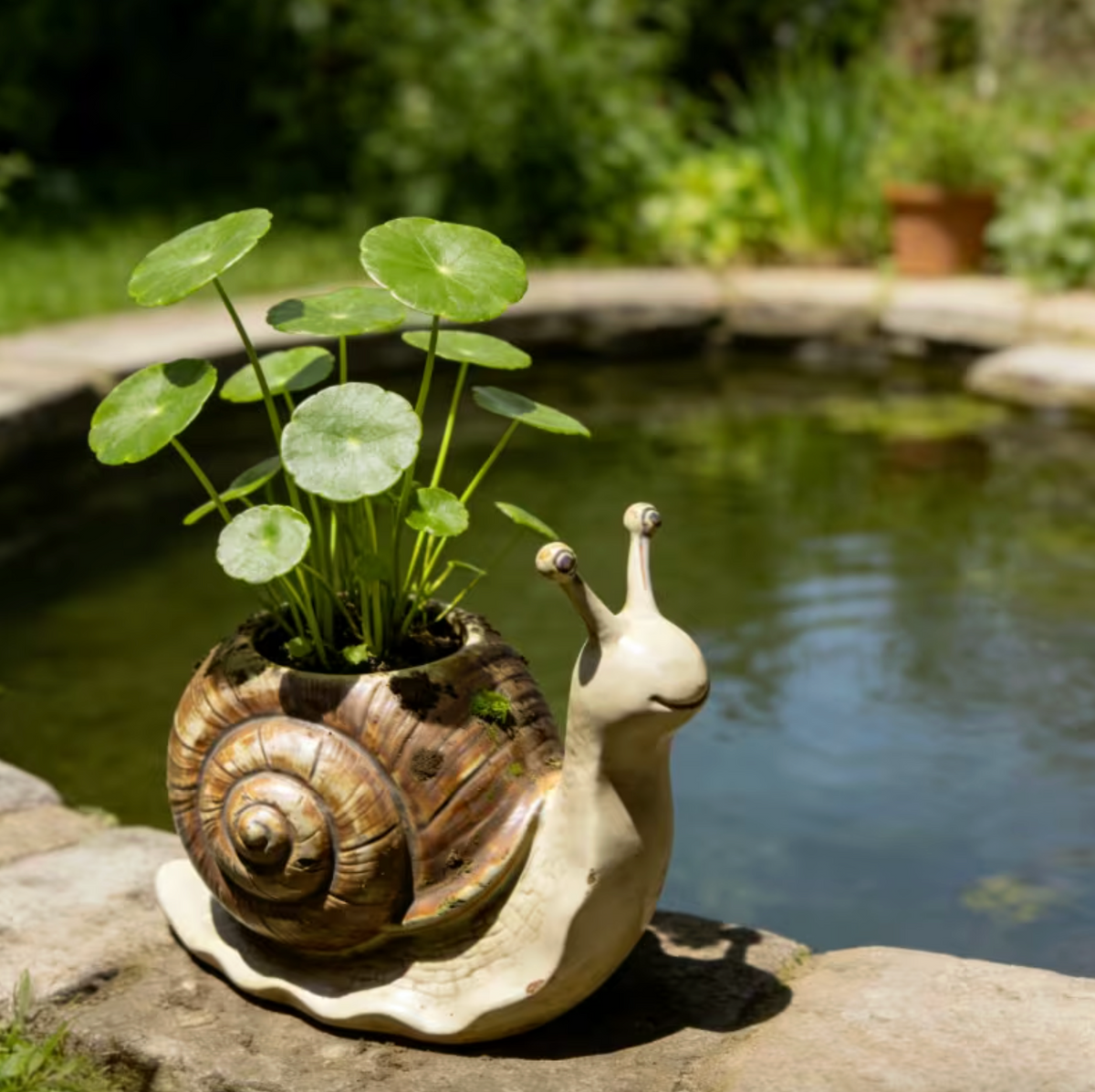 Shelby™ – Whimsical Snail Planter